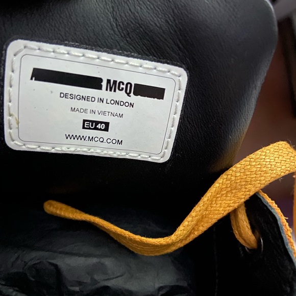 Unisex Alexander McQueen hybrid suede sneakers. - Picture 8 of 8